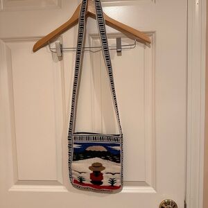 Handcrafted Peruvian Multicolor Crossbody Bag